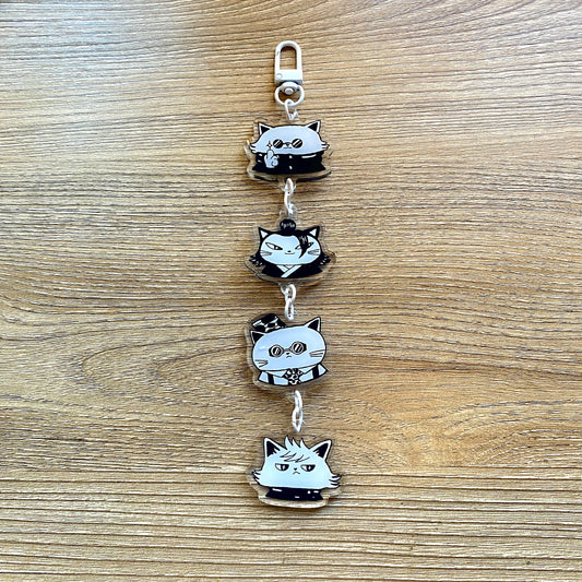 sorcerer kitties link keychain