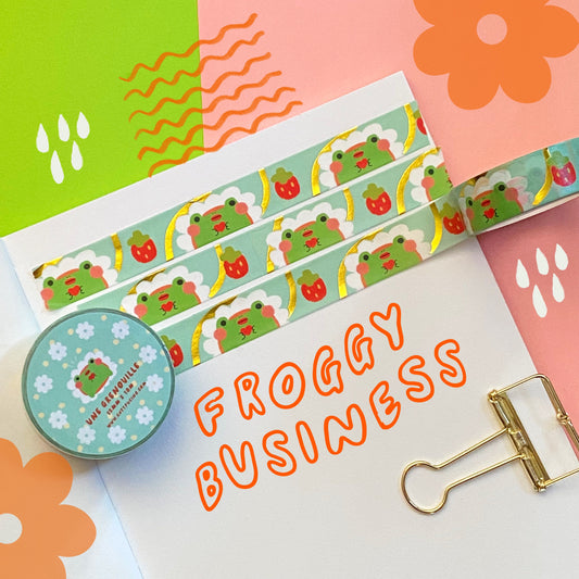 frog washi tape