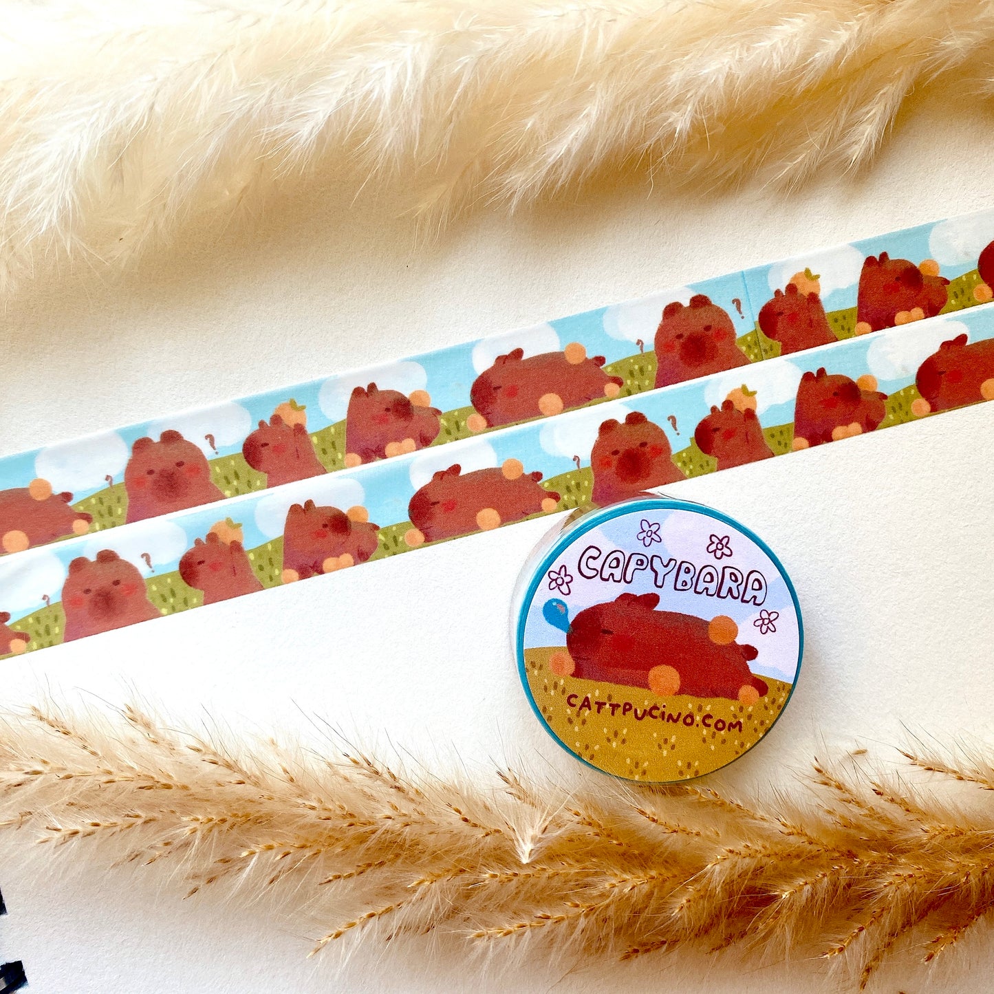 capybara washi tape